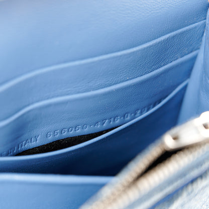 Balenciaga Denim BB Monogram Hourglass Chain Bag Blue 8 of 11