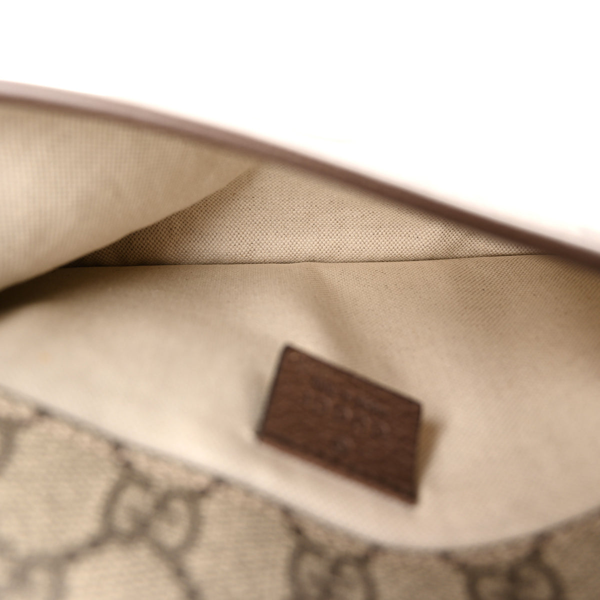 Gucci GG Supreme Monogram Neo Vintage Web Belt Bag Brown 4 of 9