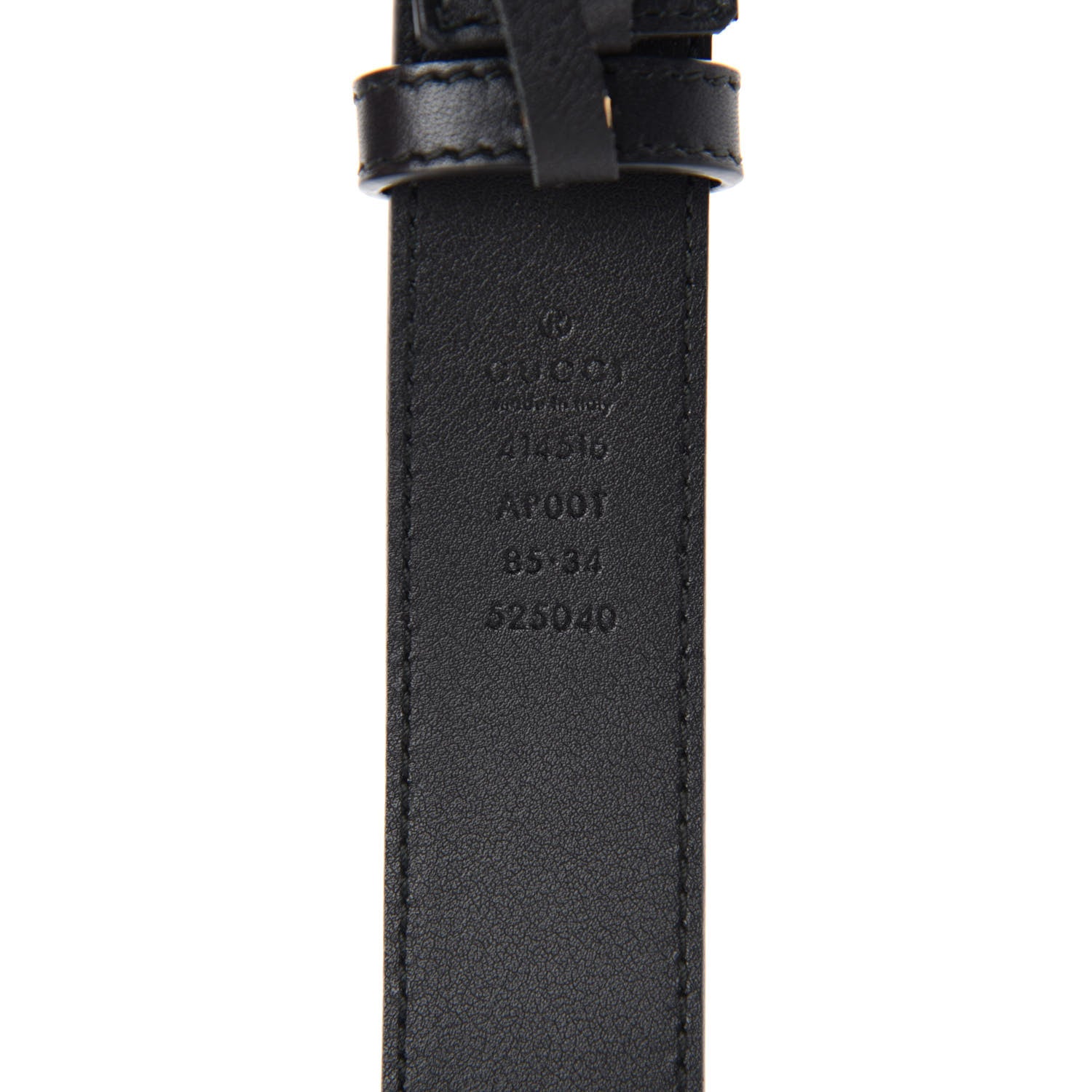 Gucci Calfskin Double G 30mm Belt 85 34 Black 3 of 4