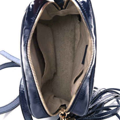 Gucci Vernice Naplack Small Soho Disco Bag Uniform Blue 4 of 11
