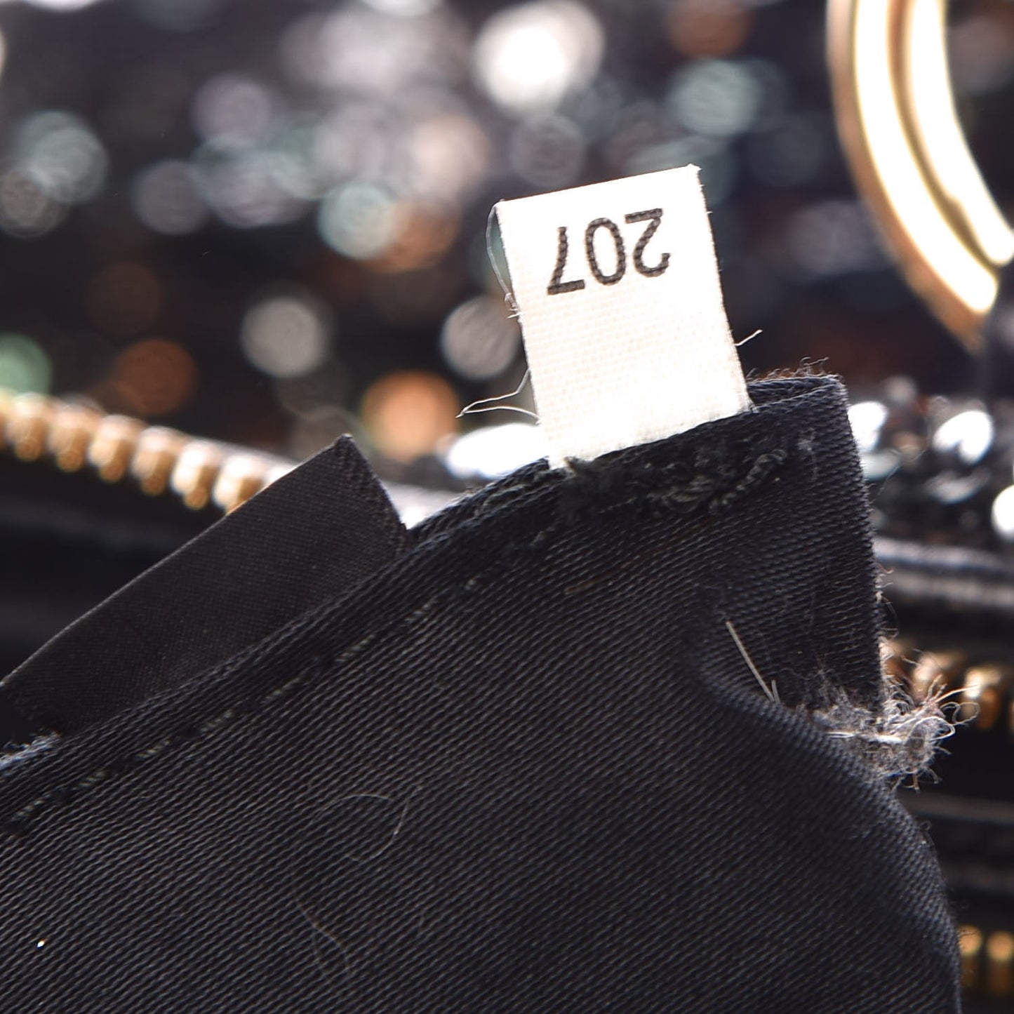 Paillettes Sequin Shopping Tote Argento