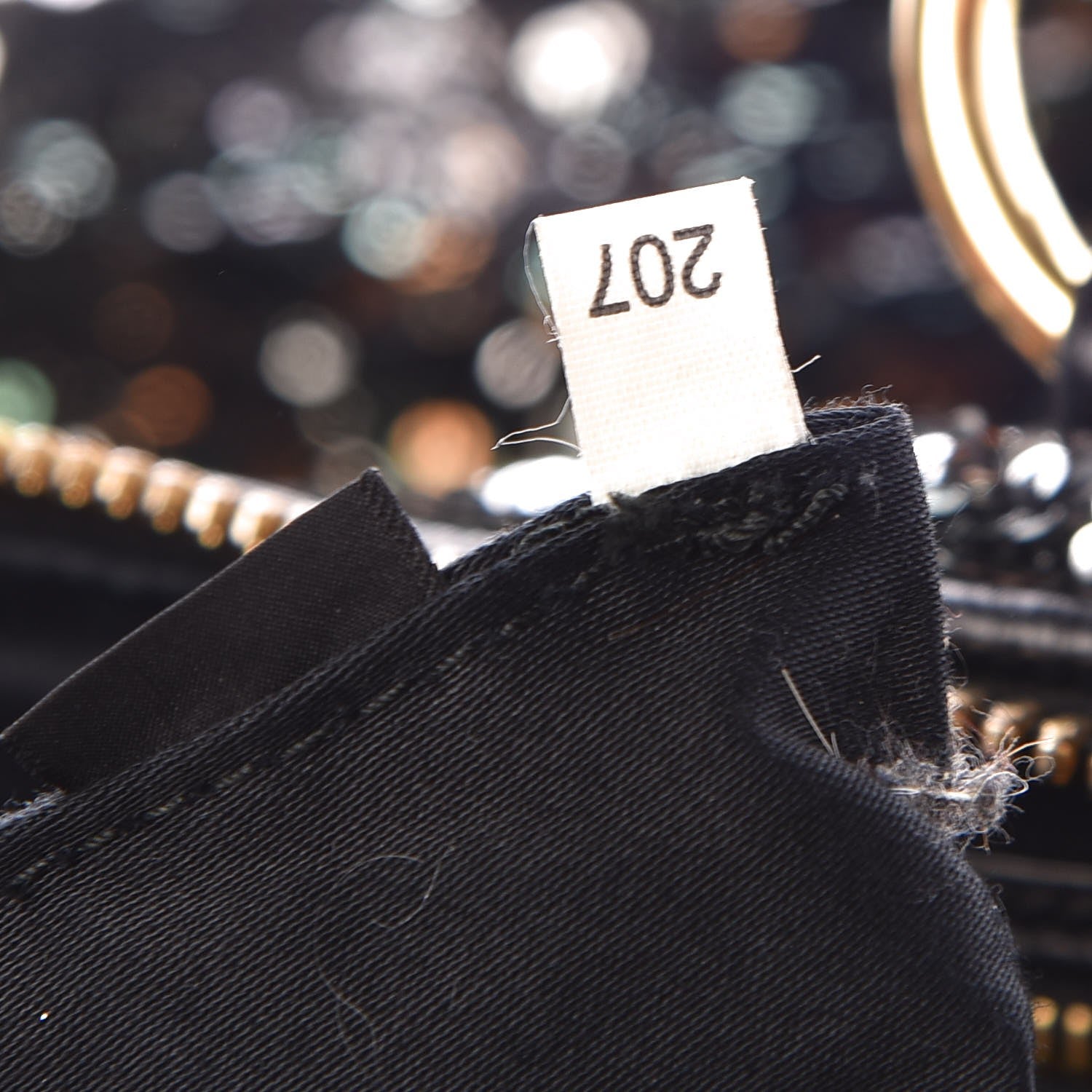 Miu Miu Paillettes Sequin Shopping Tote Argento 8 of 10