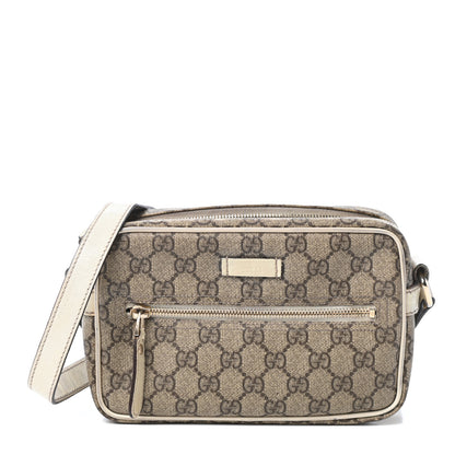 Gucci GG Plus Monogram Small Shoulder Bag Off White 1 of 9