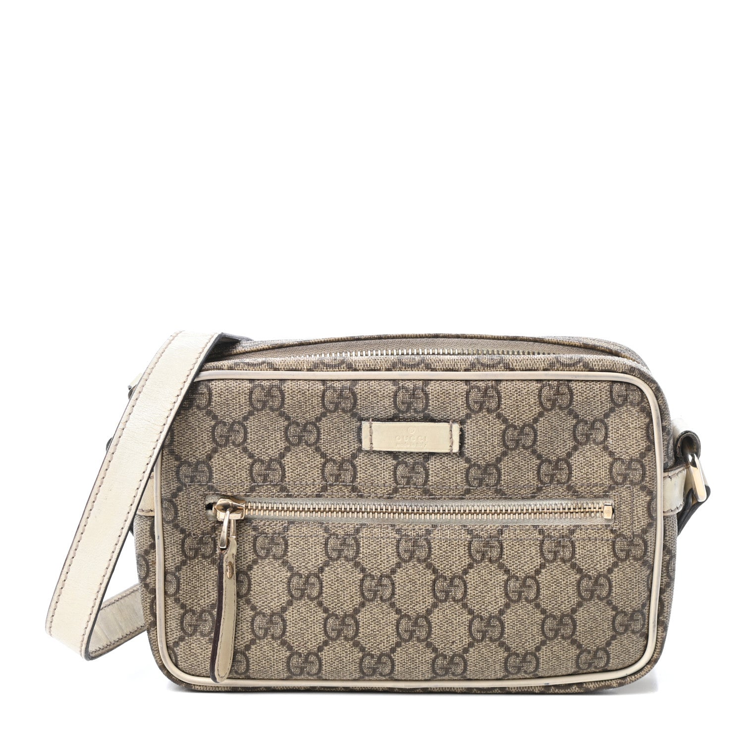 Gucci GG Plus Monogram Small Shoulder Bag Off White 1 of 9
