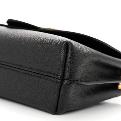 Burberry Soft Grain Calfskin Small Medley Crossbody Black 10 of 10