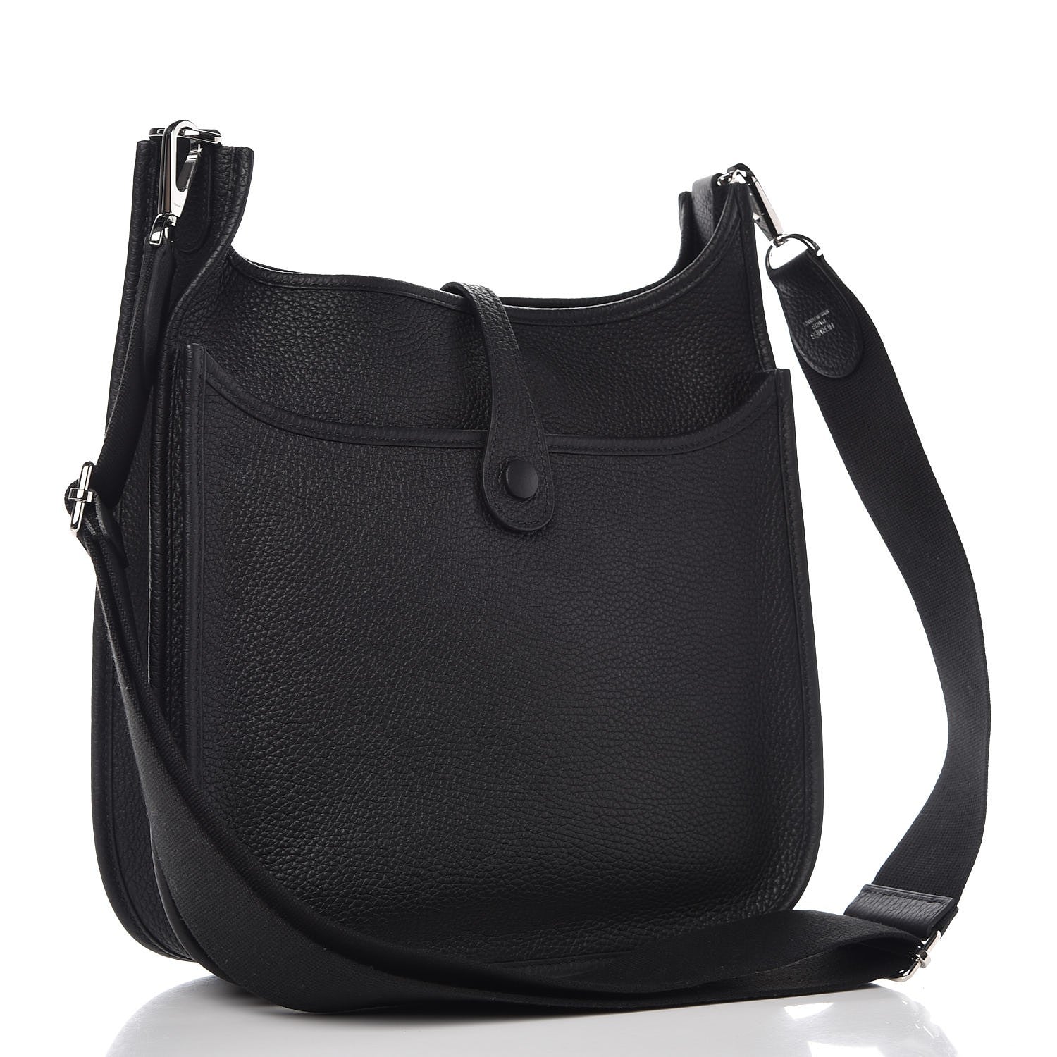 Hermes Taurillon Clemence Evelyne III PM Black 3 of 9