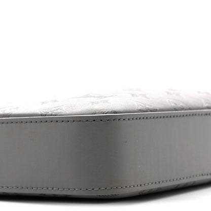 Louis Vuitton Calfskin Monogram Shadow Trio Messenger Anthracite Gray 9 of 15