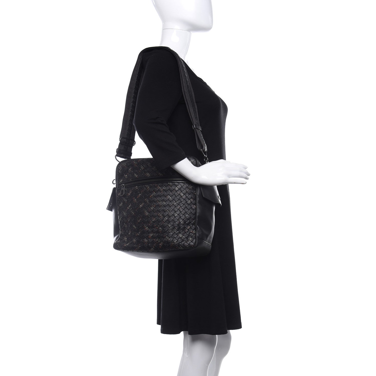 Bottega Veneta Nappa Intrecciato Microdots Messenger Multicolor 2 of 9
