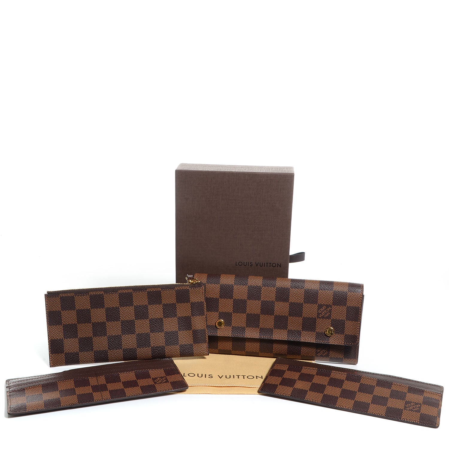 Louis Vuitton Damier Ebene Adjustable Wallet 6 of 9