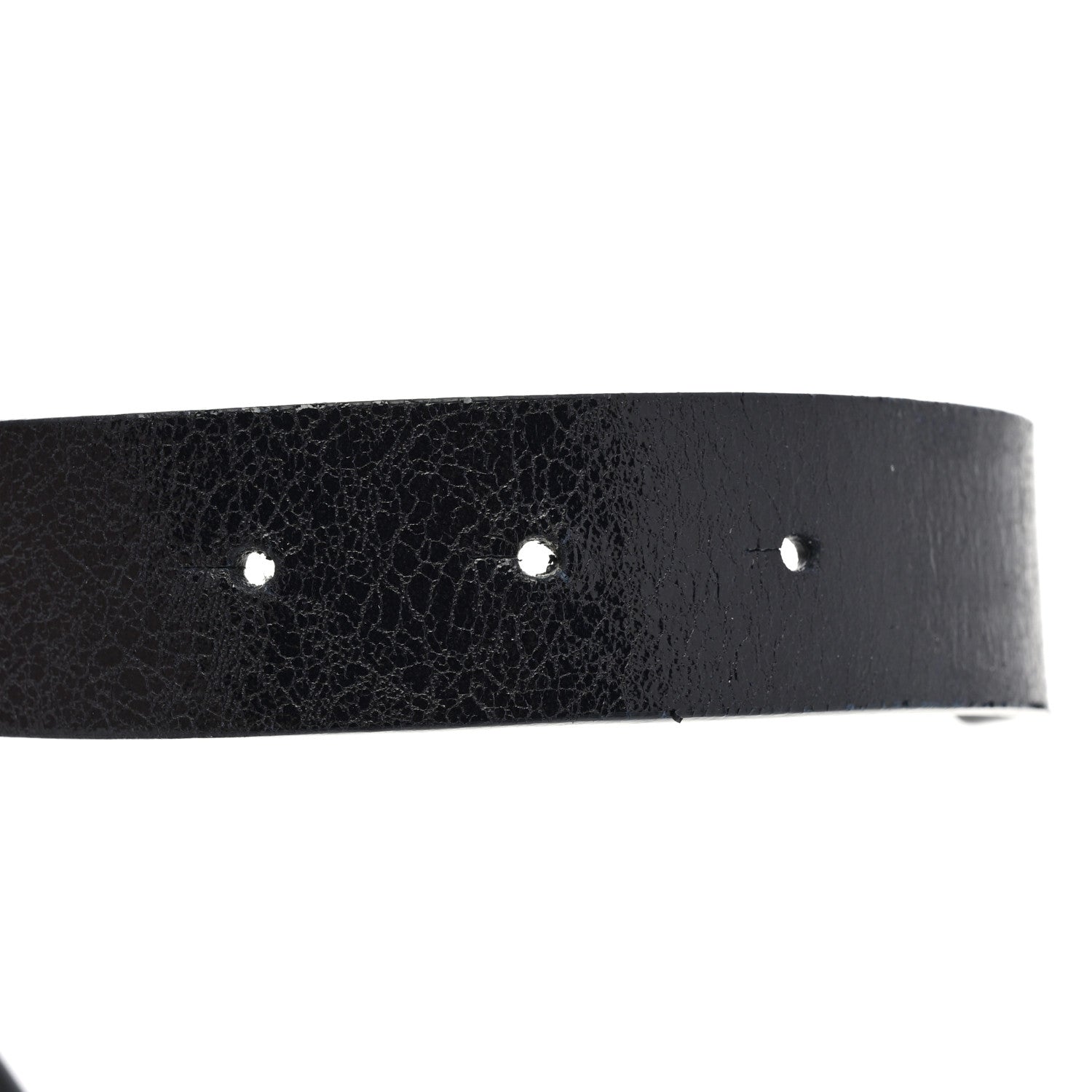 Chanel Glazed Calfskin CC Belt 85 34 Dark Navy 6 of 8