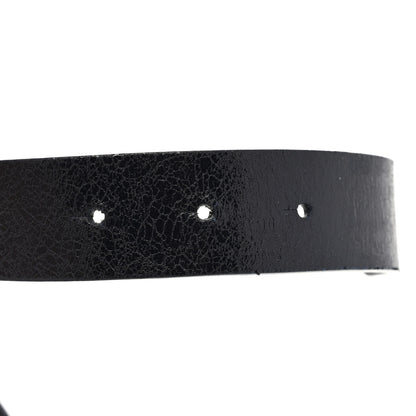 Chanel Glazed Calfskin CC Belt 85 34 Dark Navy 6 of 8