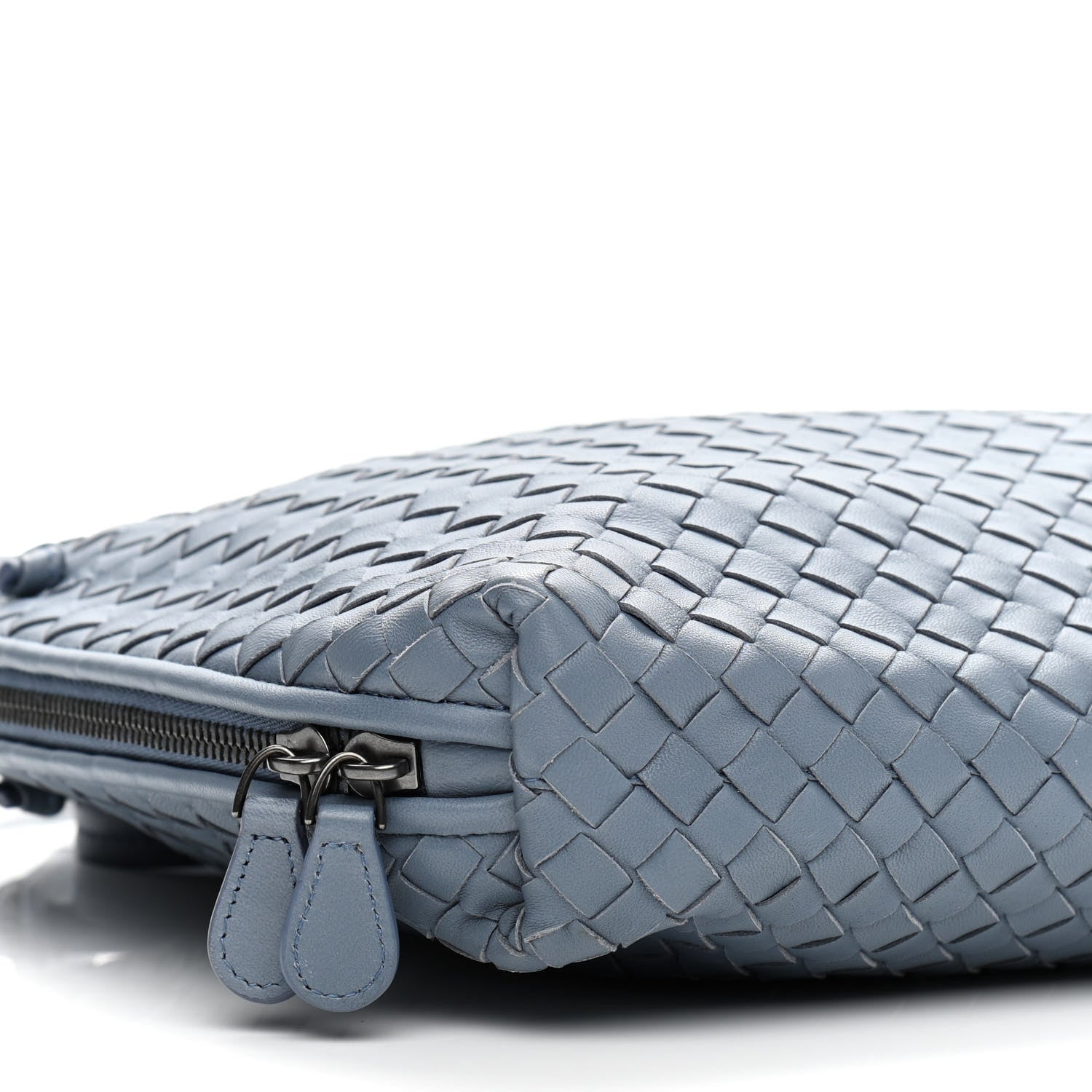 Bottega Veneta Nappa Intrecciato Large Nodini Crossbody Messenger Krim 9 of 10