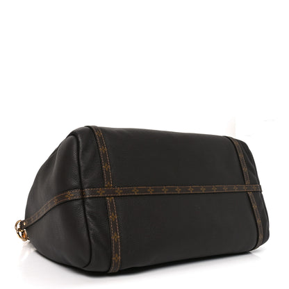 Louis Vuitton Calfskin Monogram Express MM Mahogany 4 of 9