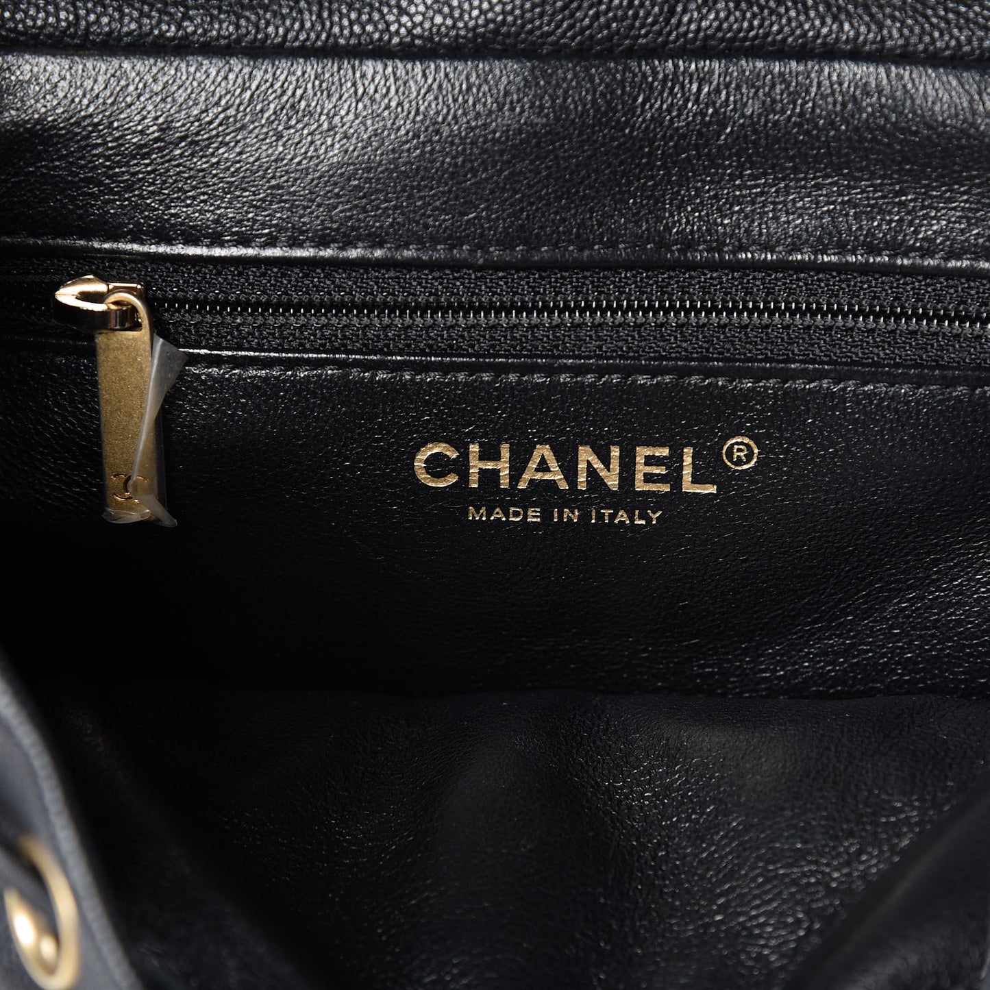 Caviar Quilted Filigree Backpack Black