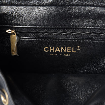 Chanel Caviar Quilted Filigree Backpack Black 6 of 8