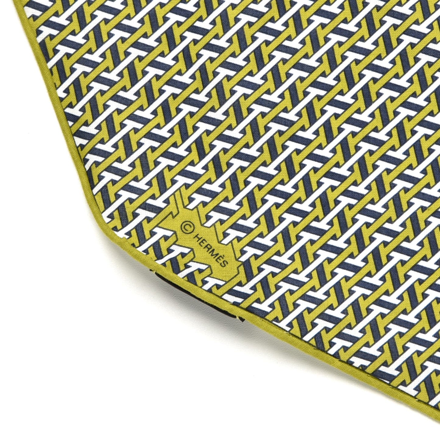 Cotton H Sublime Losange Scarf GM