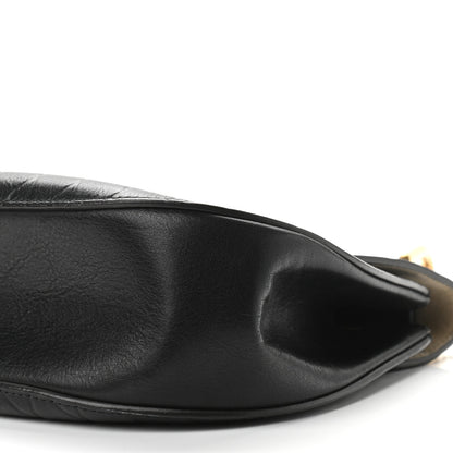 Chloe Calfskin Diamond Embossed Drew Shoulder Bag Black 6 of 10