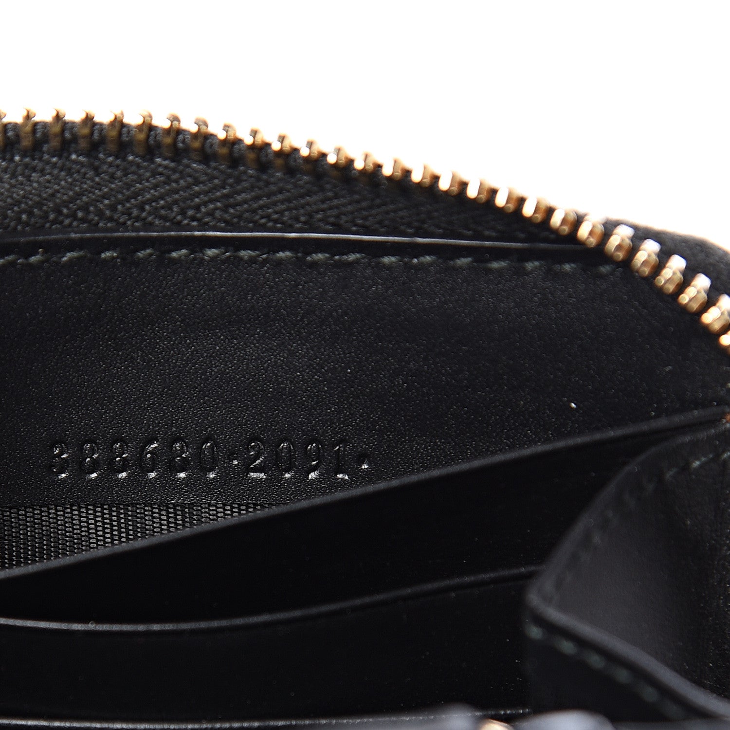 Gucci Guccissima Bow Zip Around Wallet Black 6 of 7