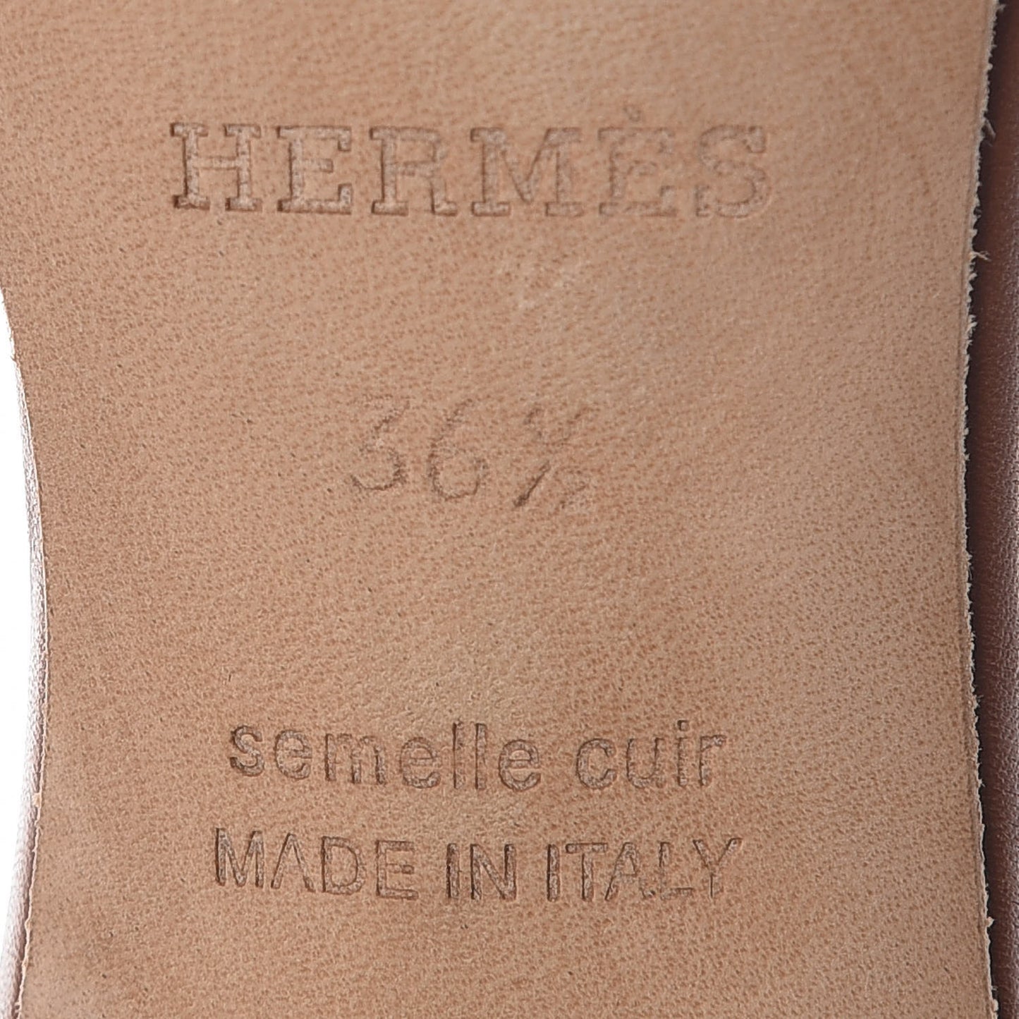 Calfskin Oasis Sandals 36.5 Gold
