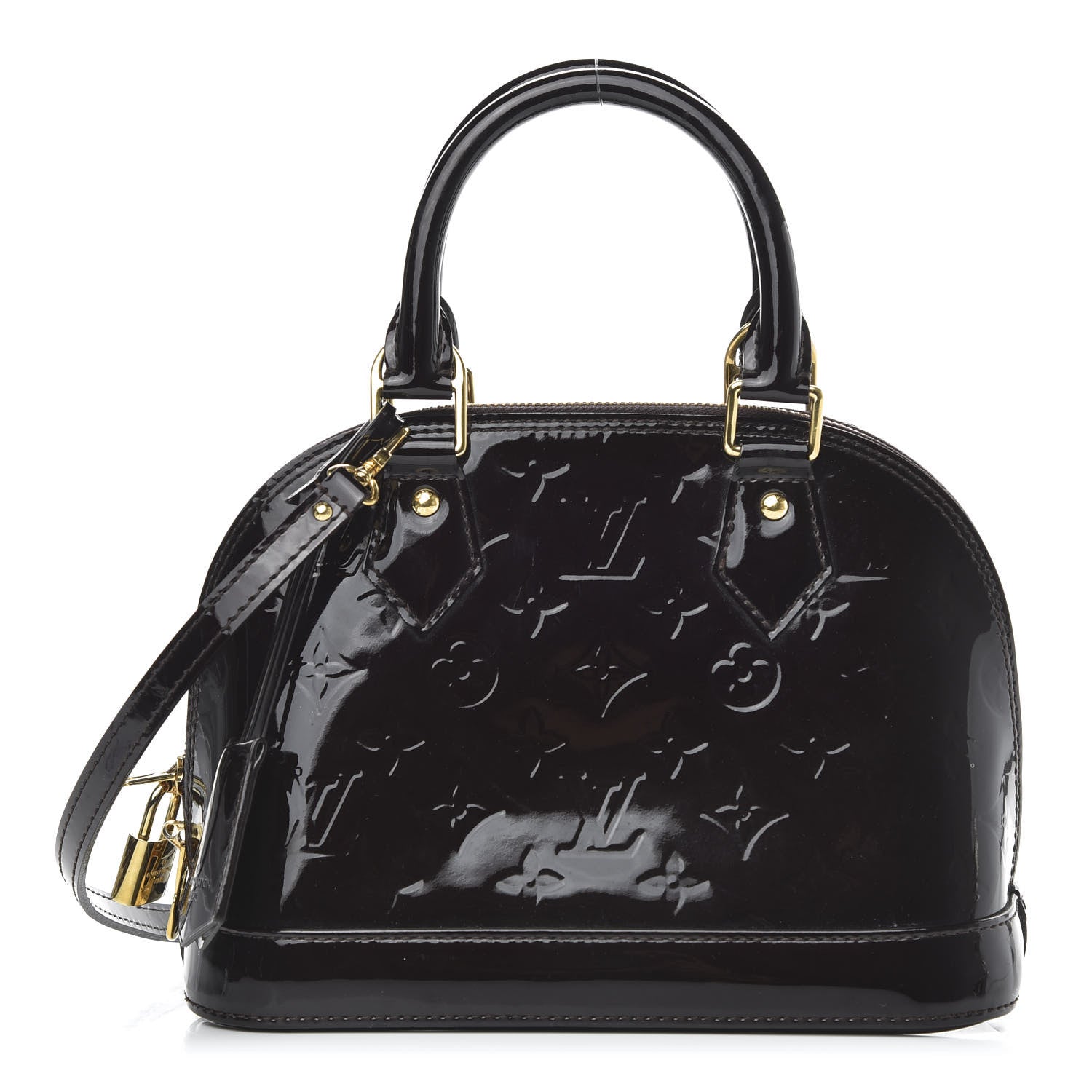 Louis Vuitton Vernis Alma BB Amarante 1 of 9