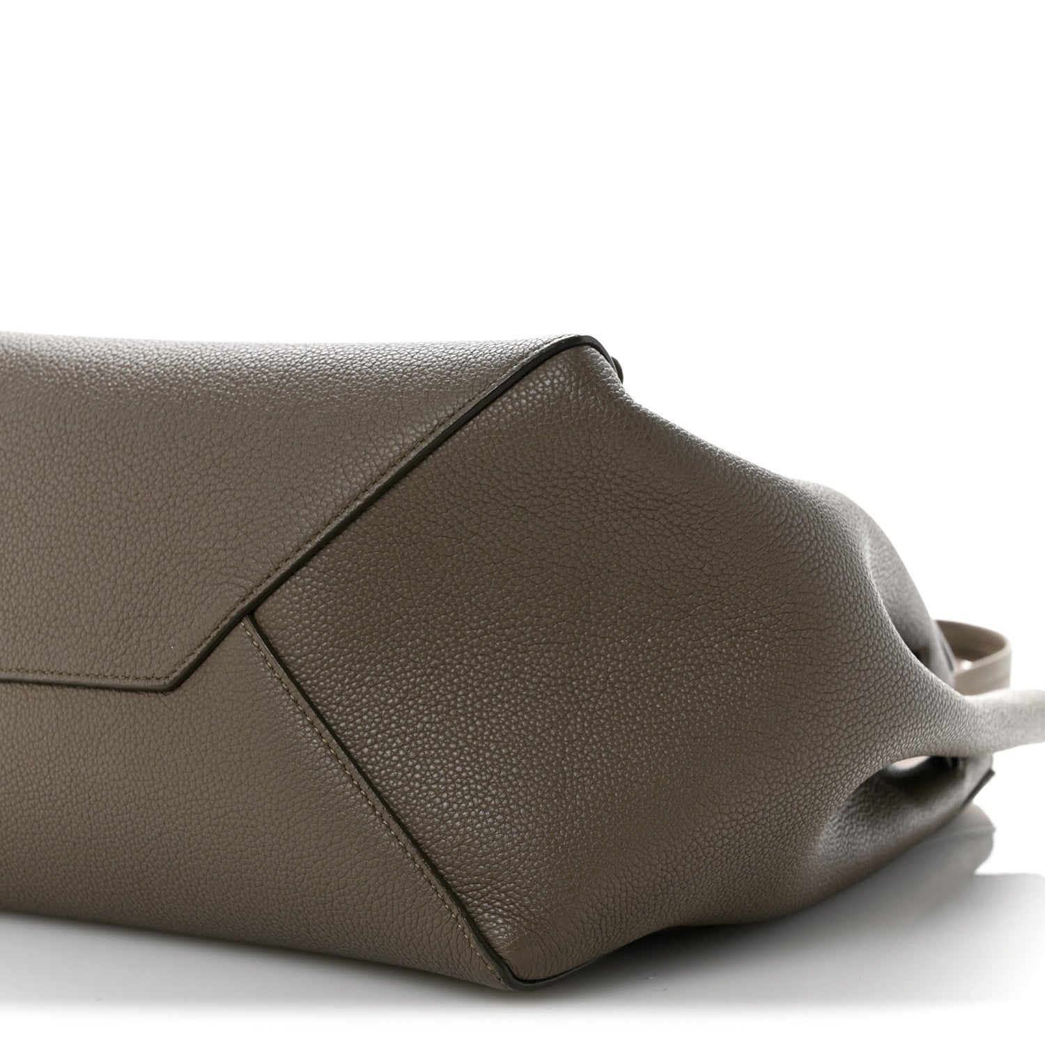 Celine Soft Grained Calfskin Small Belt Cabas Phantom  Taupe 10 of 12