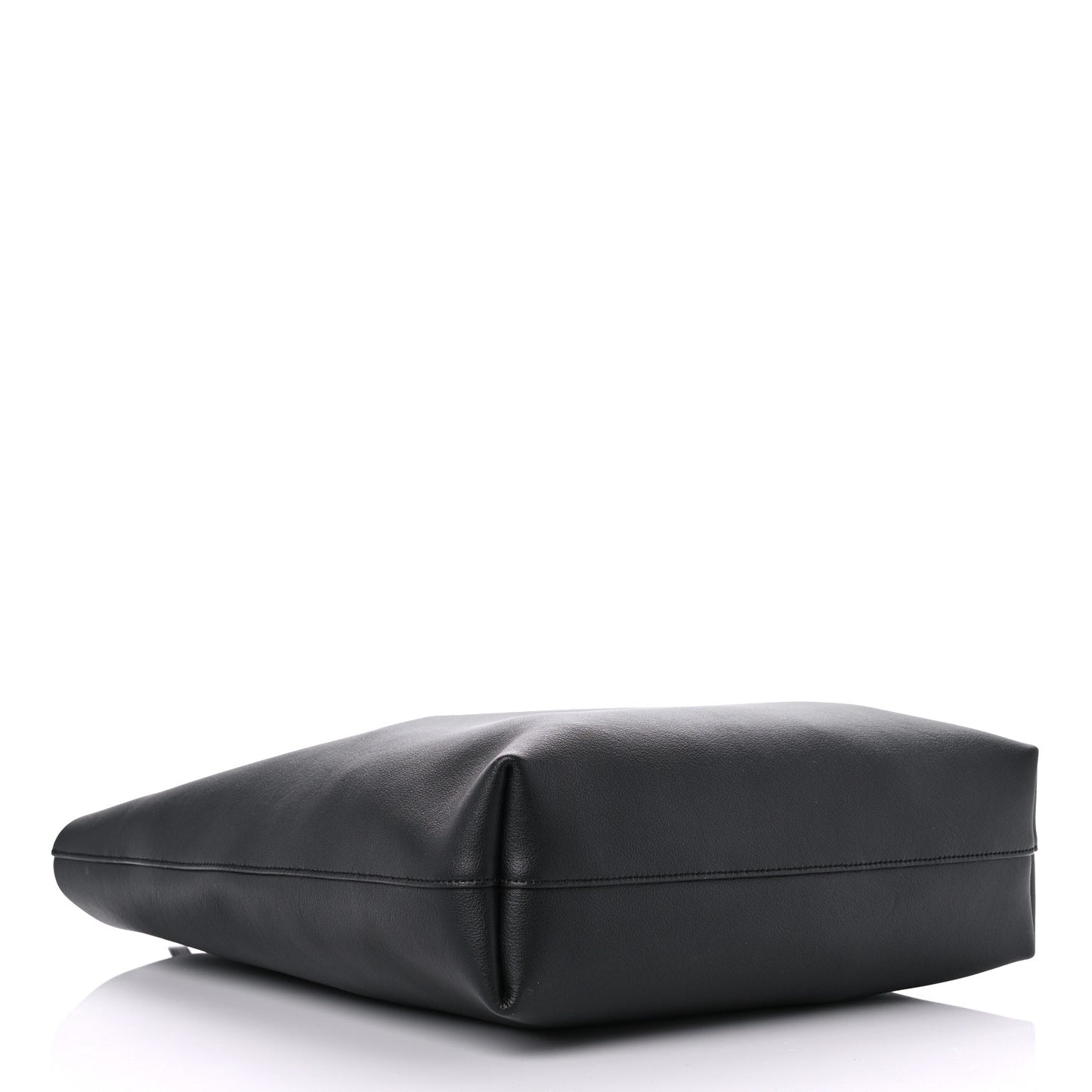 Calfskin North-South Shopping Tote Black