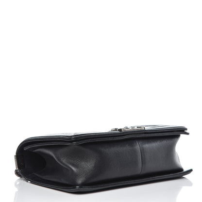 Chanel Calfskin Double Stitch Medium Boy Flap Black 4 of 16
