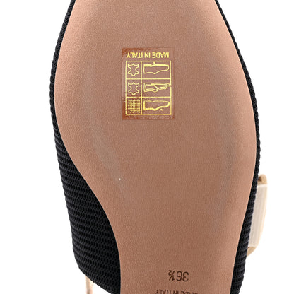 Christian Dior Technical Canvas Ribbon J'Adior Slingback Flats 36.5 Black 9 of 11