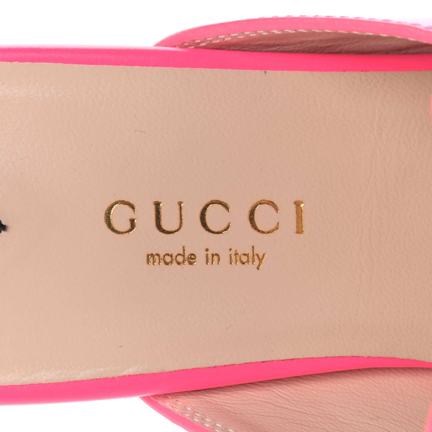 Calfskin Womens Princetown Slippers 35.5 Fuxia Fluo
