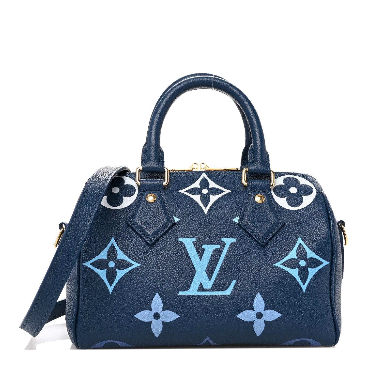 Louis Vuitton Empreinte Monogram Giant Speedy Bandouliere 20 Degrade Blue 1 of 9