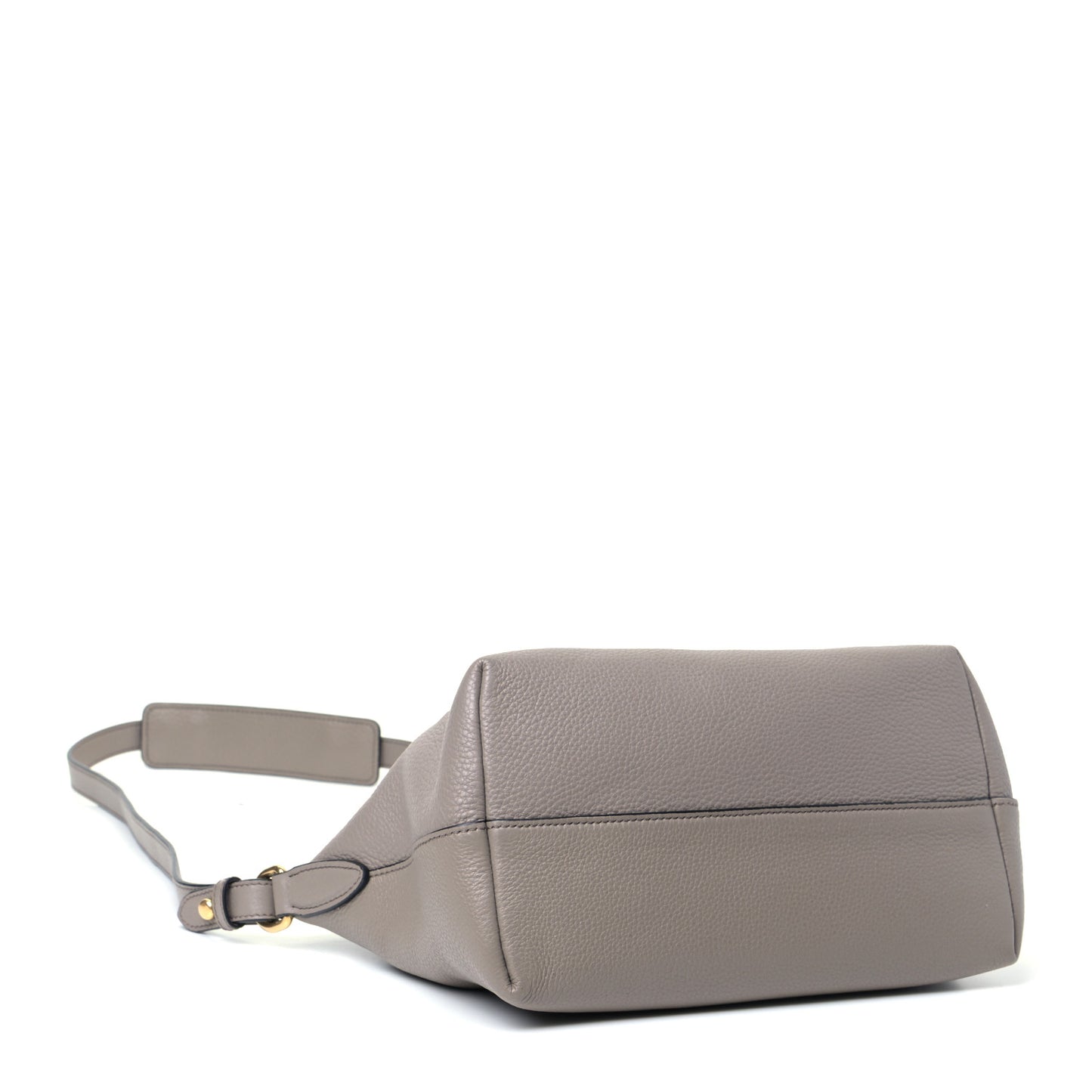 Vitello Daino Shoulder Bag Argilla