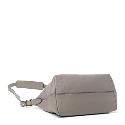 Prada Vitello Daino Shoulder Bag Argilla 3 of 5