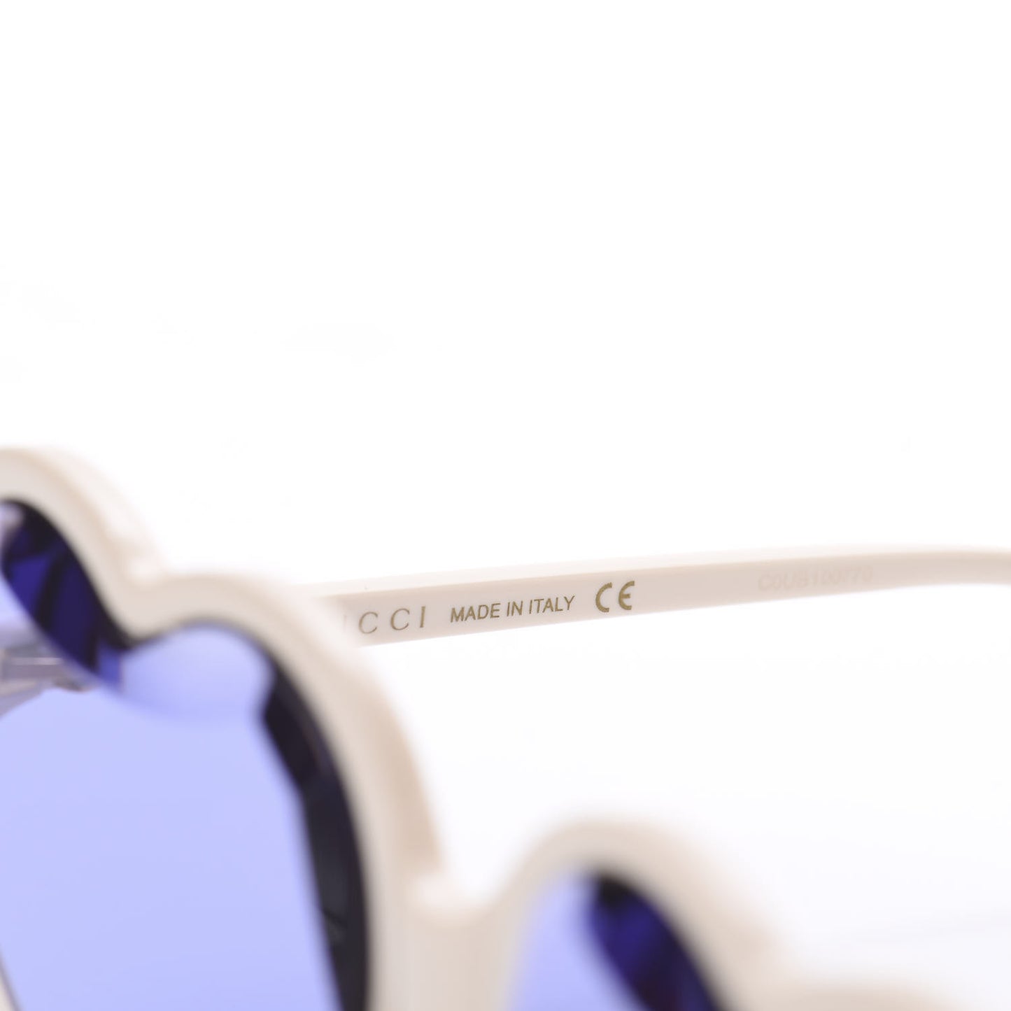 Hollywood Forever Heart Sunglasses GG0360S White