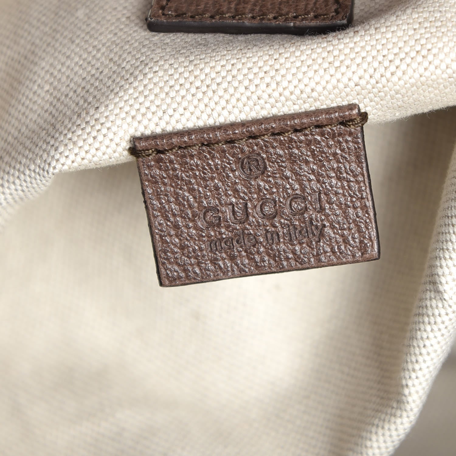 Gucci Soft GG Supreme Monogram Neo Vintage Double Buckle Backpack Beige New Acero Crop 6 of 9