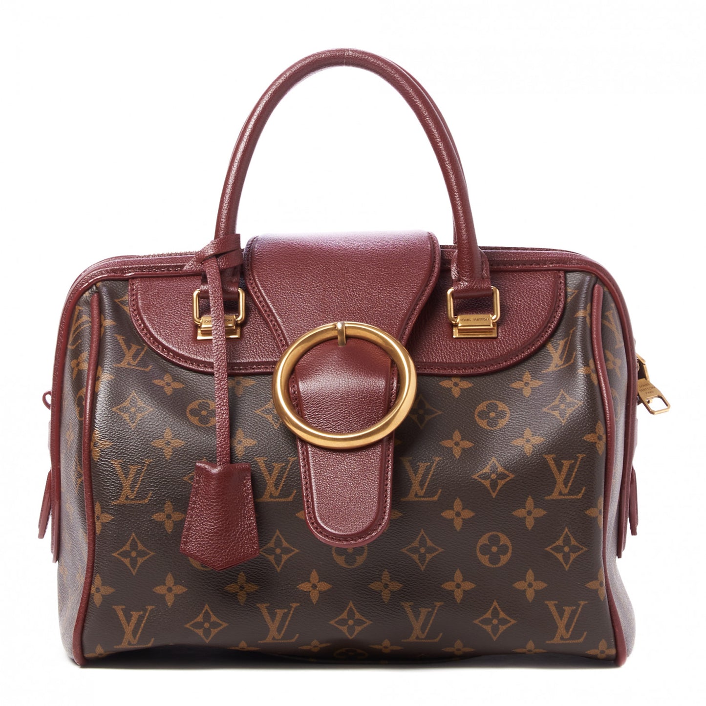 Monogram Golden Arrow Speedy Burgundy