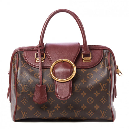 Louis Vuitton Monogram Golden Arrow Speedy Burgundy 1 of 9