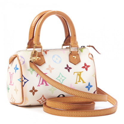 Louis Vuitton Monogram Multicolor Mini Sac HL Speedy White 2 of 7