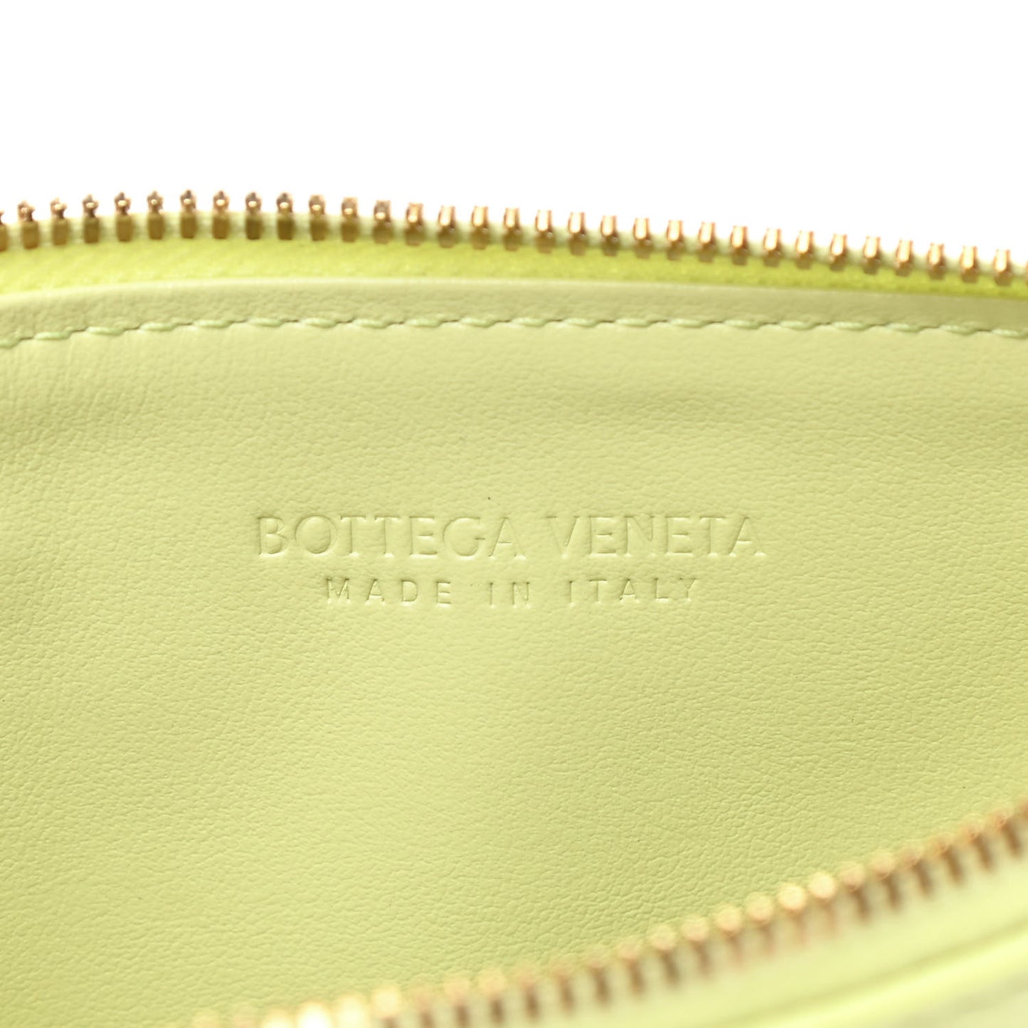 Lambskin Maxi Intrecciato Bill Pouch Lemon Washed