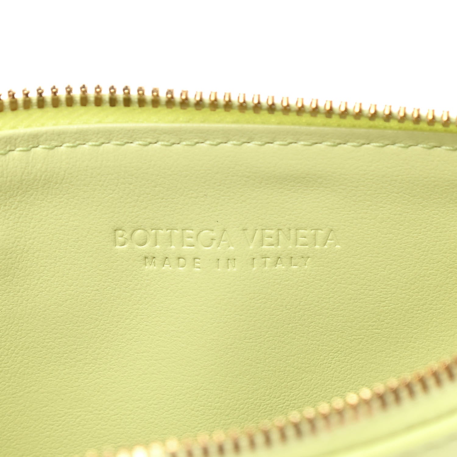 Bottega Veneta Lambskin Maxi Intrecciato Bill Pouch Lemon Washed 6 of 9