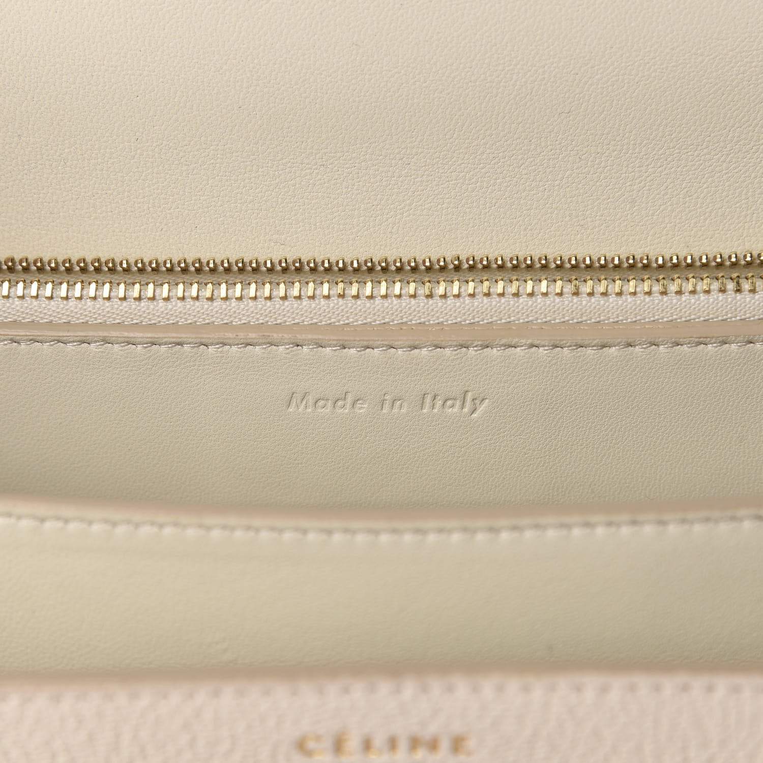Celine Goatskin Medium Classic Box Flap Bag White 9 of 11
