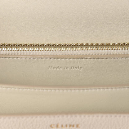 Celine Goatskin Medium Classic Box Flap Bag White 9 of 11
