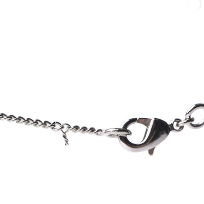 Chanel Crystal CC Necklace Silver 7 of 7