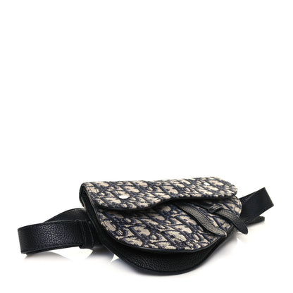 Christian Dior HOMME Oblique Saddle Belt Bag Blue 3 of 11