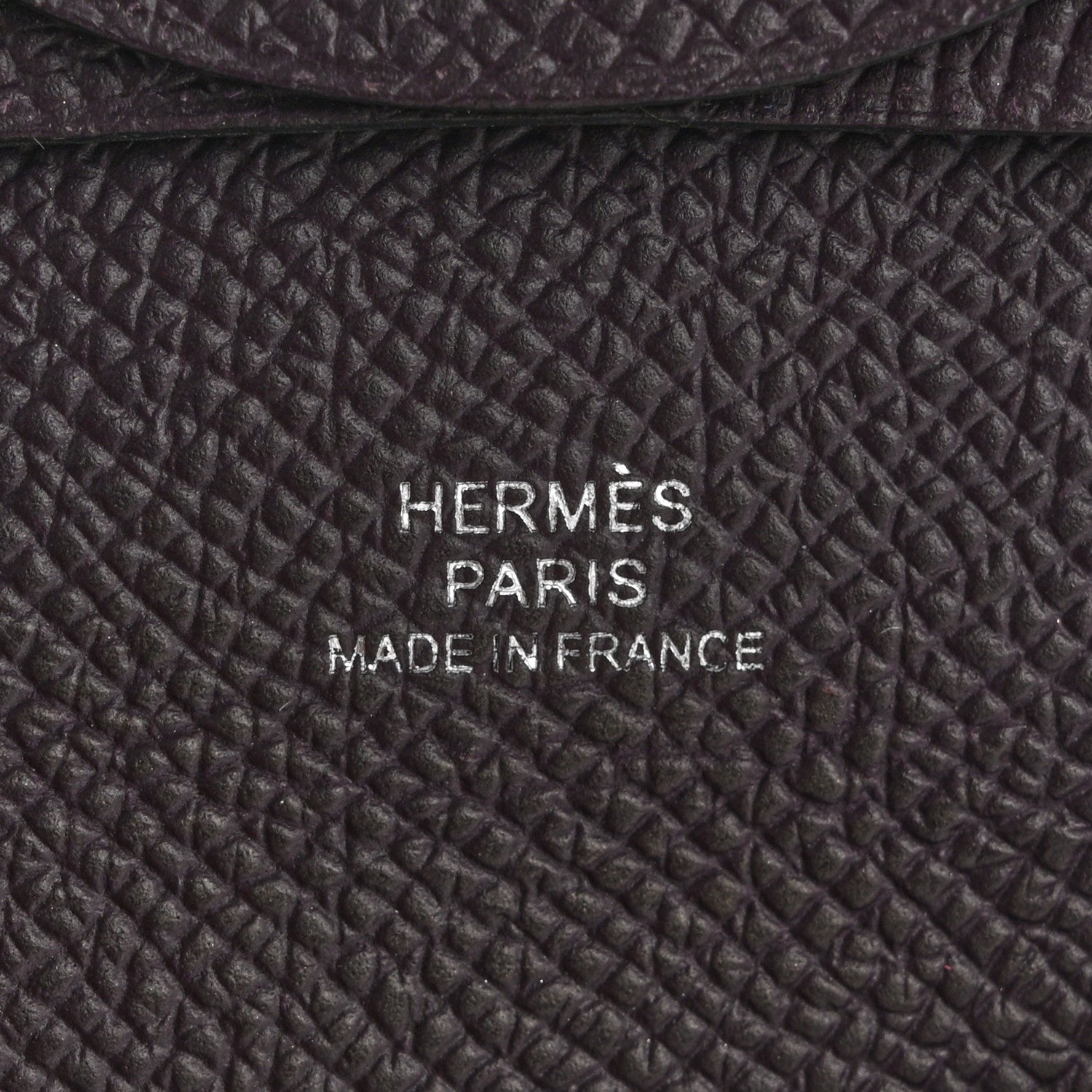 Hermes Epsom Bastia Coin Purse Raisin 7 of 8