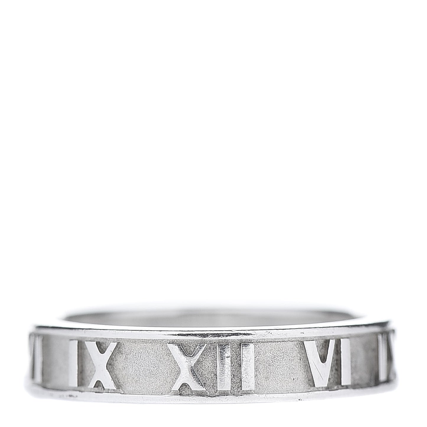 Sterling Silver Narrow Atlas Ring 53 6.5