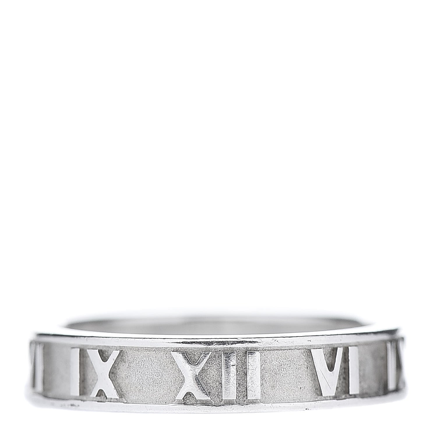 Tiffany Sterling Silver Narrow Atlas Ring 53 6.5 3 of 6