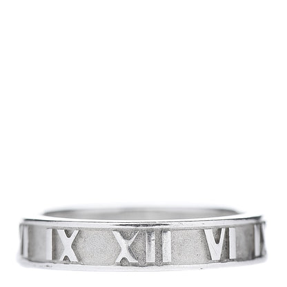 Tiffany Sterling Silver Narrow Atlas Ring 53 6.5 3 of 6