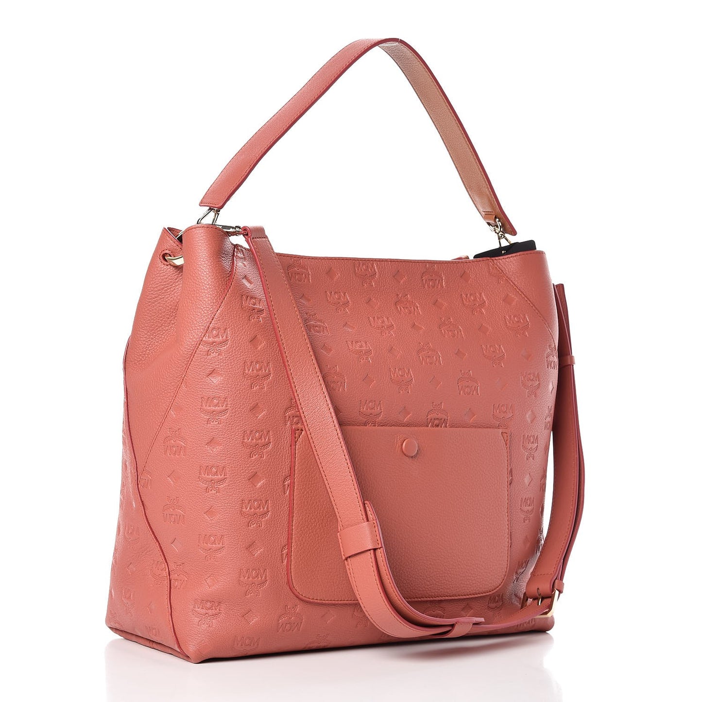 Calfskin Ottomar Large Klara Hobo Cocoa