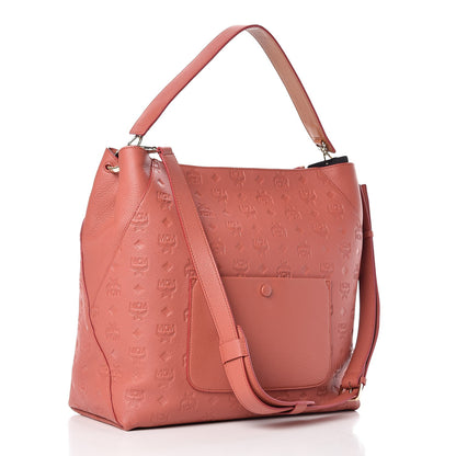 MCM Calfskin Ottomar Large Klara Hobo Cocoa 4 of 9