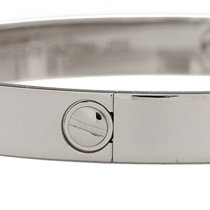 Cartier 18K White Gold LOVE Bracelet 16 6 of 8